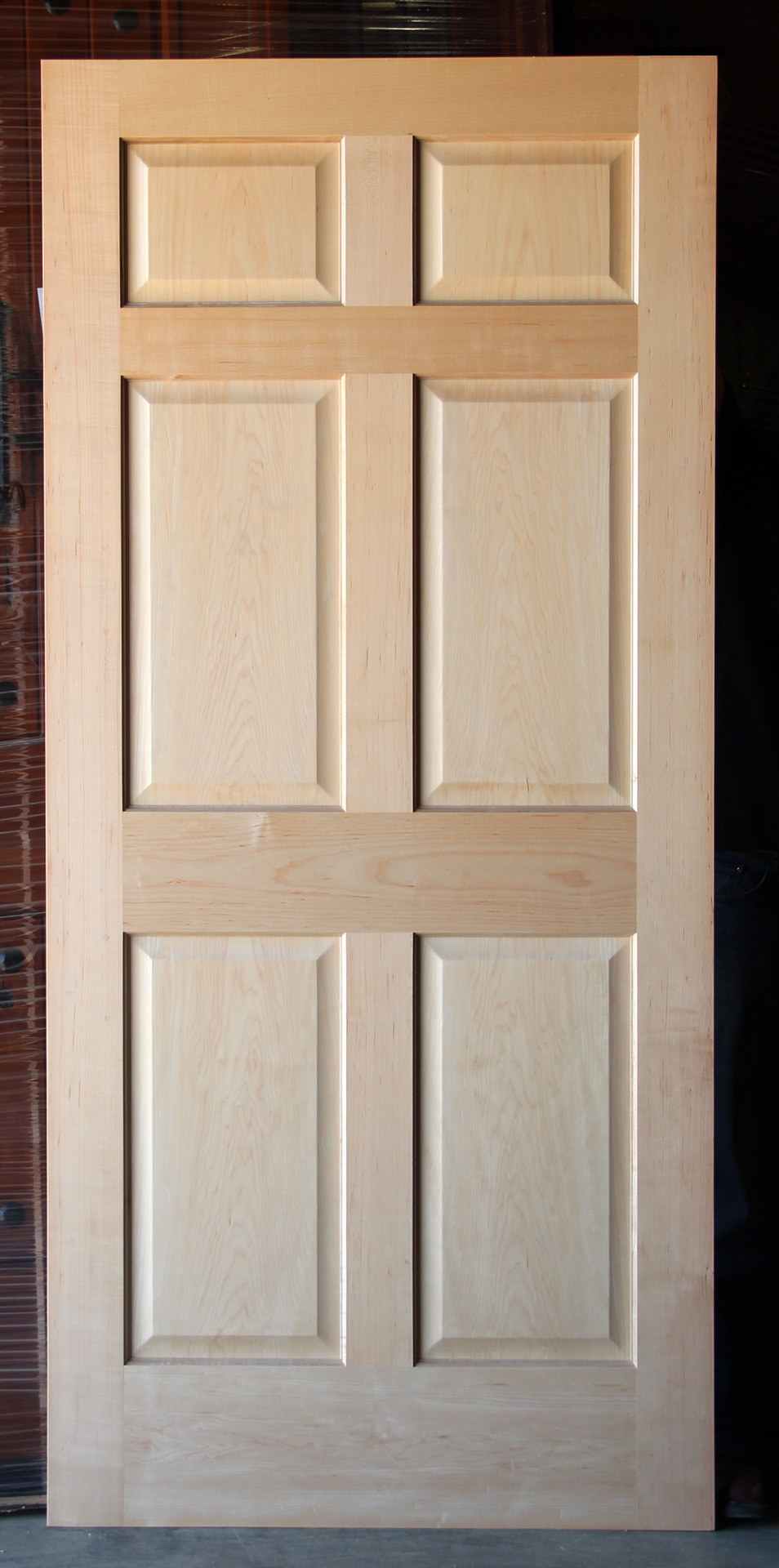 Maple Doors Interior Maple Doors with Natural Finish